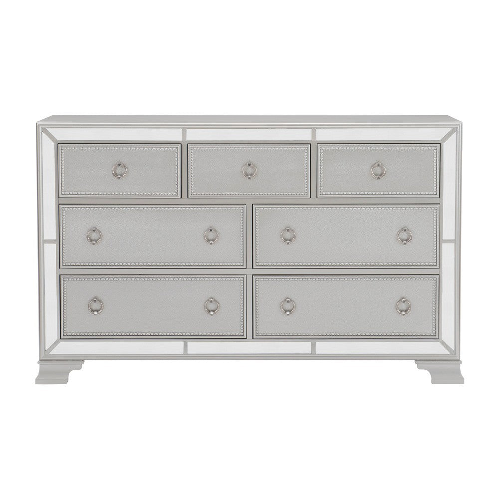 Avondale Silver Mirrored Dresser from Homelegance - Luna Furniture