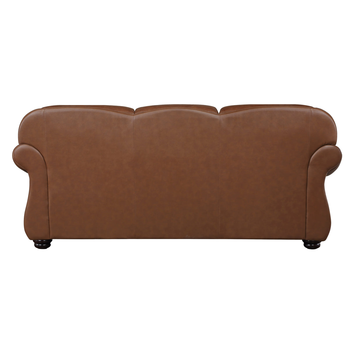 Attleboro Brown Leather Sofa and Loveseat from Homelegance - Luna Furniture