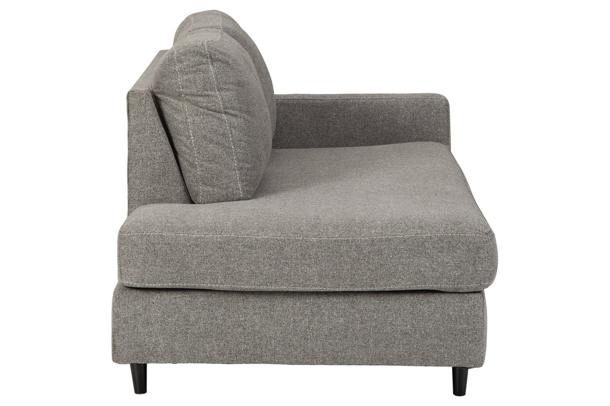 Lyman Graphite Right-Arm Facing Corner Chaise from Ashley - Luna Furniture