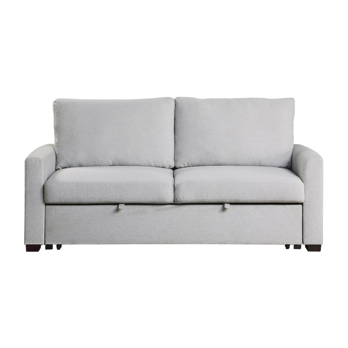 Price Gray Convertible Studio Sofa with Pull-out Bed from Homelegance - Luna Furniture