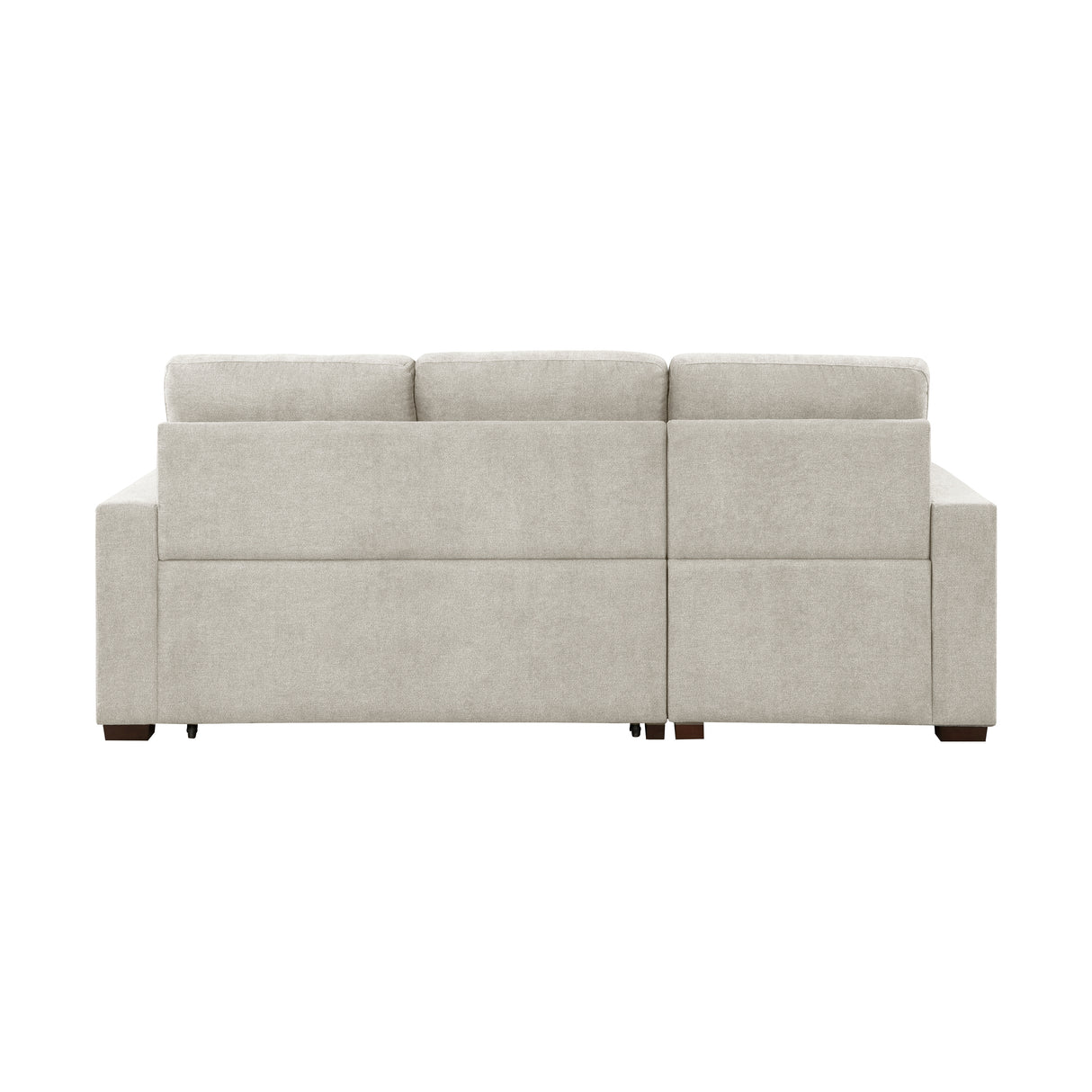 Waitsfield Sand 2-Piece Sectional with Left Chaise, Pull-out Bed and Hidden Storage from Homelegance - Luna Furniture