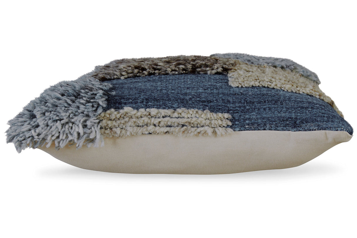 Gibbend Blue/Gray/White Pillow from Ashley - Luna Furniture