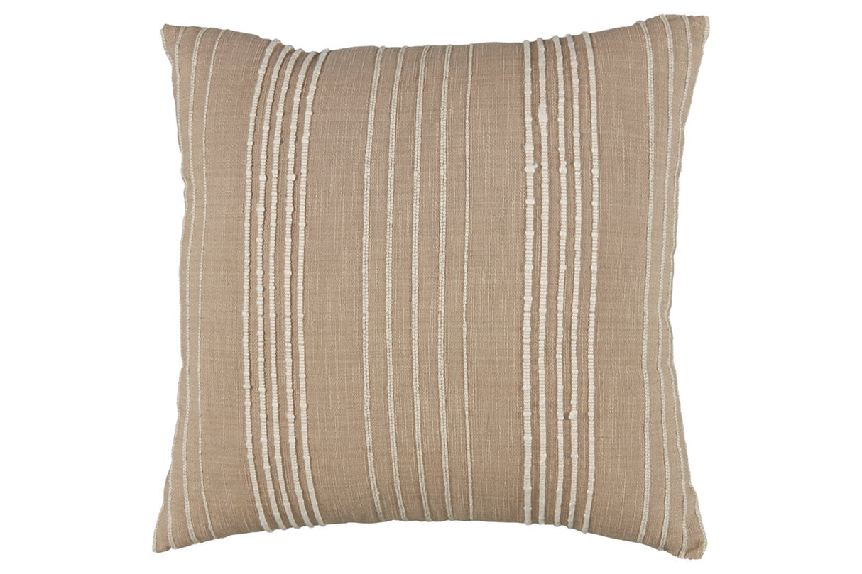 Benbert Tan/White Pillow from Ashley - Luna Furniture