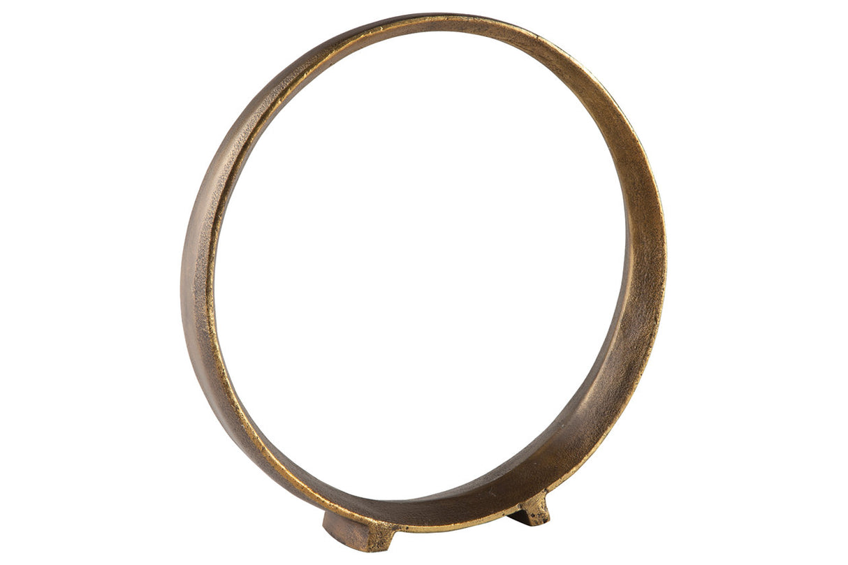 Ryandale Antique Brass Finish Sculpture from Ashley - Luna Furniture