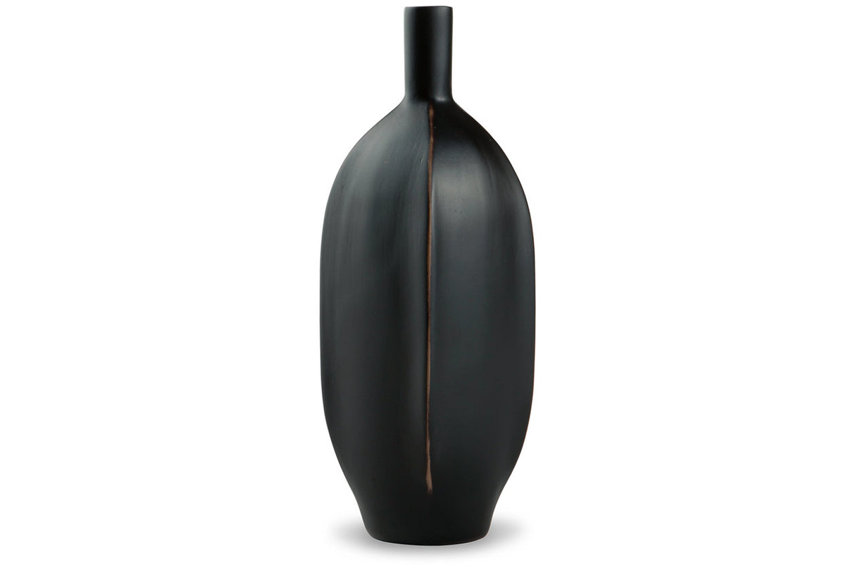 Rhaveney Black Vase from Ashley - Luna Furniture