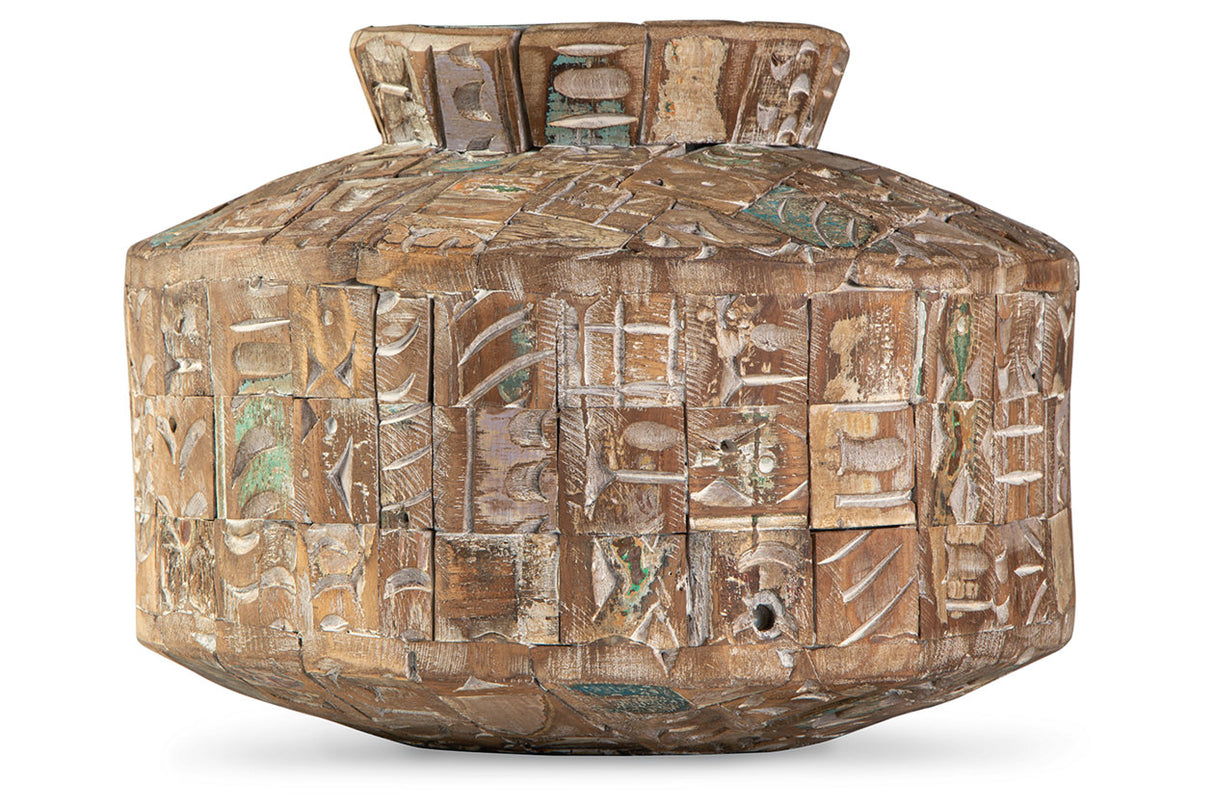 Meltland Natural/Black Vase from Ashley - Luna Furniture