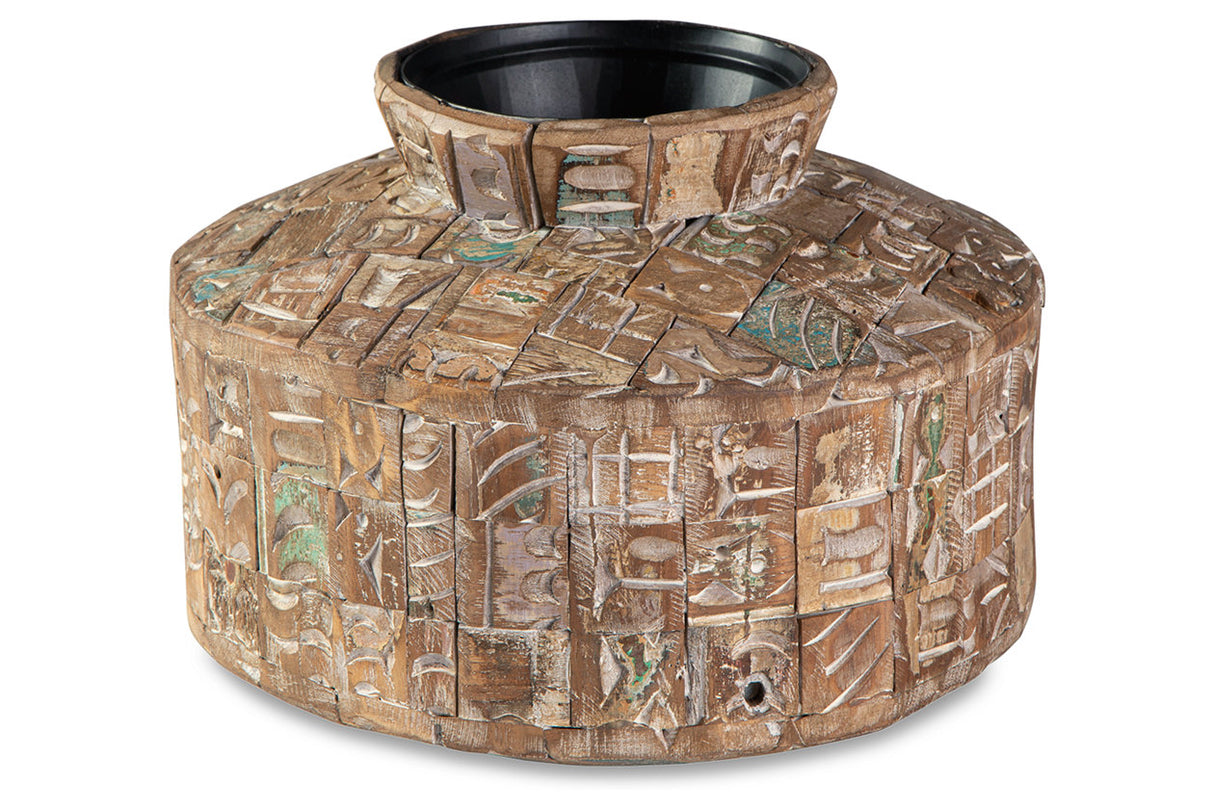 Meltland Natural/Black Vase from Ashley - Luna Furniture