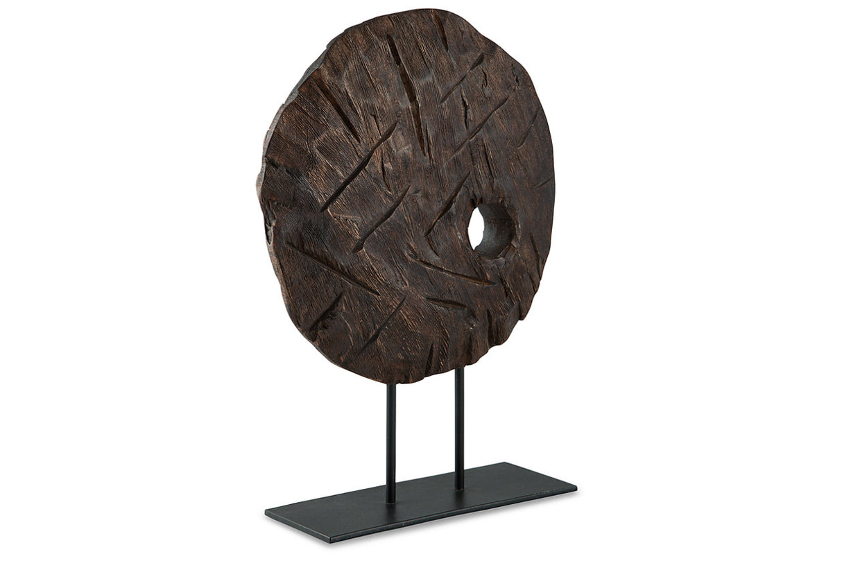 Dashburn Brown/Black Sculpture from Ashley - Luna Furniture