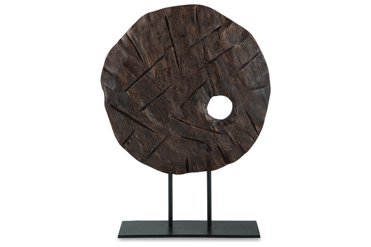 Dashburn Brown/Black Sculpture from Ashley - Luna Furniture