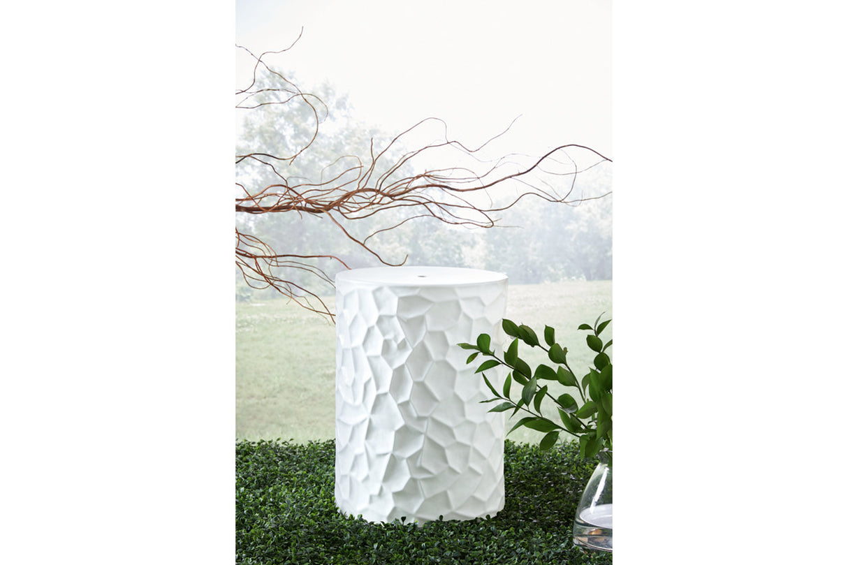 Jungrove White Stool from Ashley - Luna Furniture