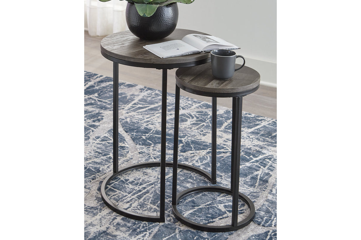 Briarsboro Black/Gray Accent Table from Ashley - Luna Furniture