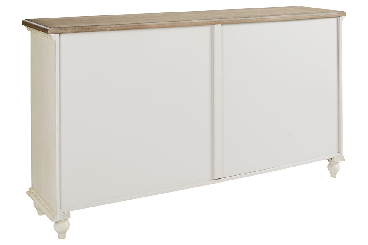 Roranville Antique White Accent Cabinet from Ashley - Luna Furniture