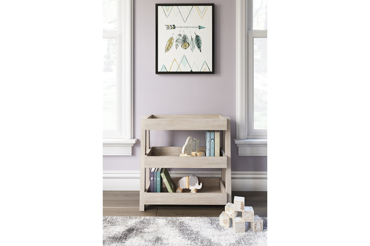Blariden Light Tan Shelf Accent Table from Ashley - Luna Furniture