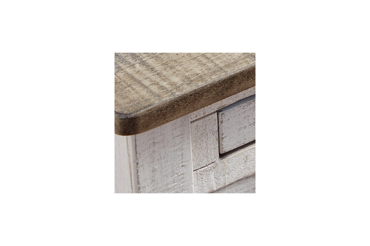 Adalane White/Gray Accent Table from Ashley - Luna Furniture