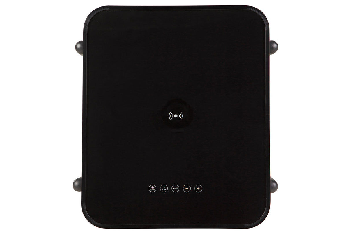 Jorvalee Gray/Black Accent Table from Ashley - Luna Furniture