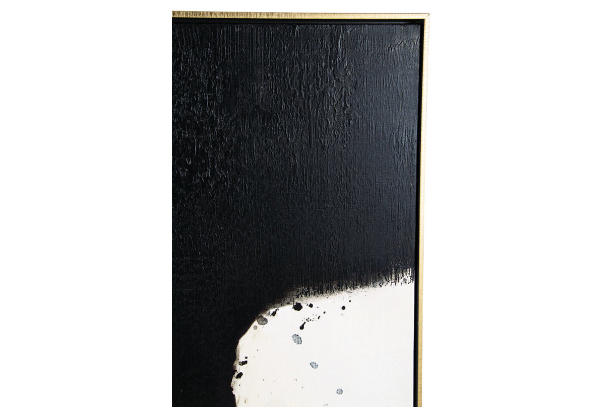 Reighlea Black/White Wall Art from Ashley - Luna Furniture