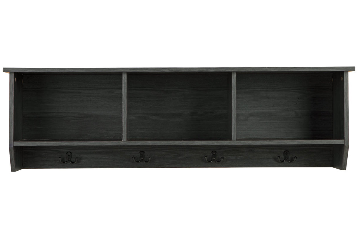 Mansi Gray Wall Shelf -  - Luna Furniture