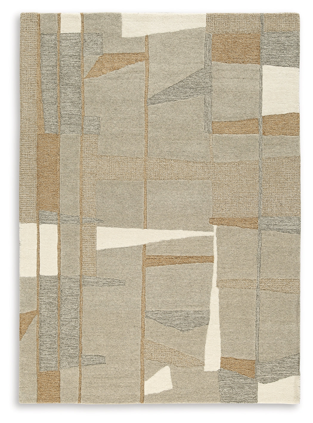 Abbotton Taupe/Gray/Caramel 5' x 7' Rug from Ashley - Luna Furniture