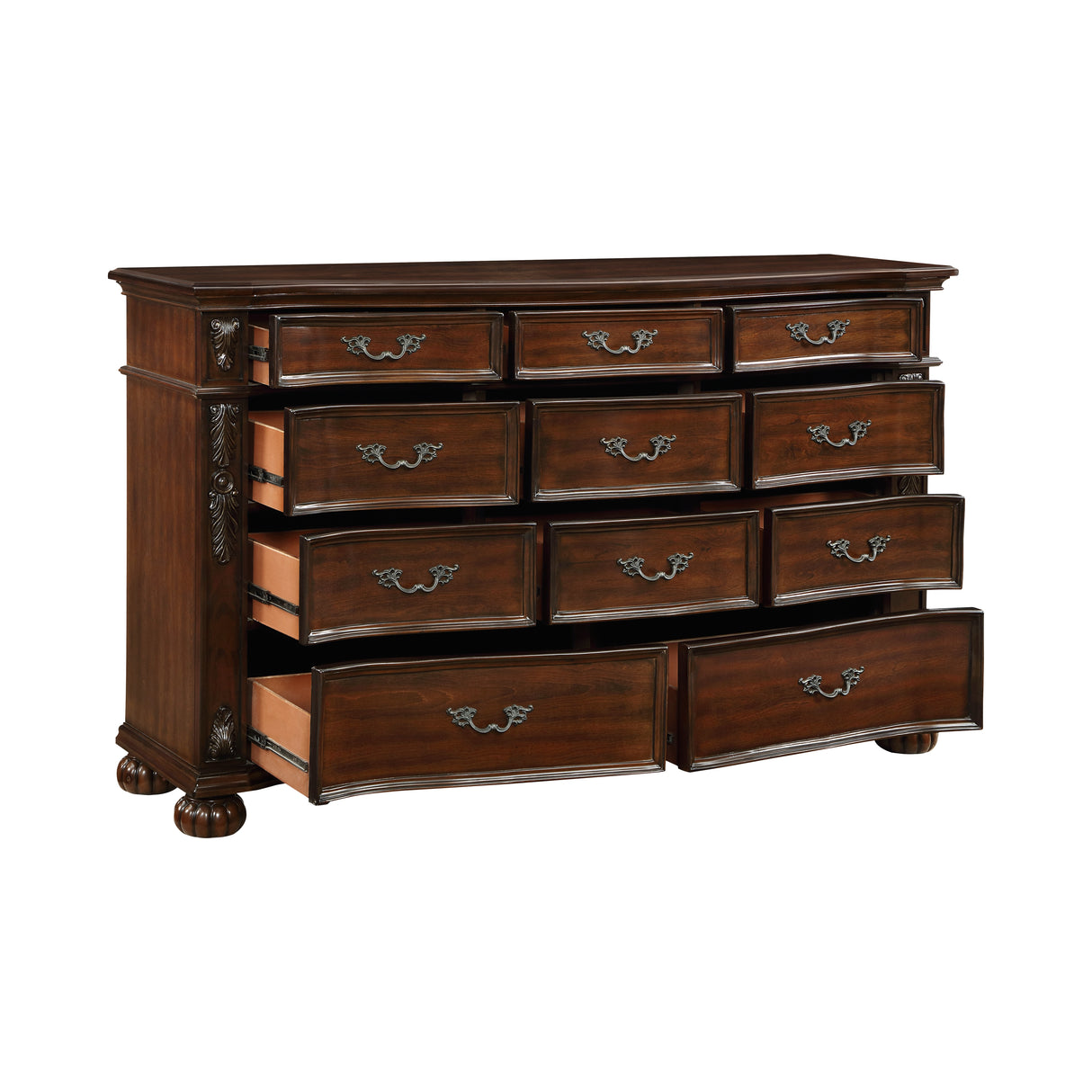 Adelina Cherry Poster Bedroom Set from Homelegance - Luna Furniture