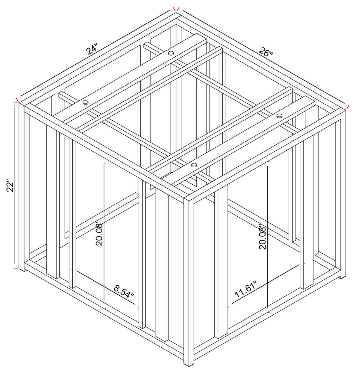 Adri Matte Brass Metal Frame End Table from Coaster - Luna Furniture