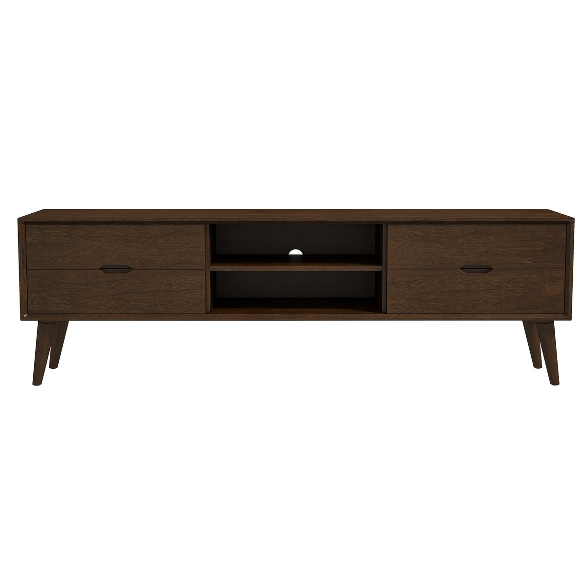 Adrian Walnut TV Stand from Ashcroft Furniture - Luna Furniture