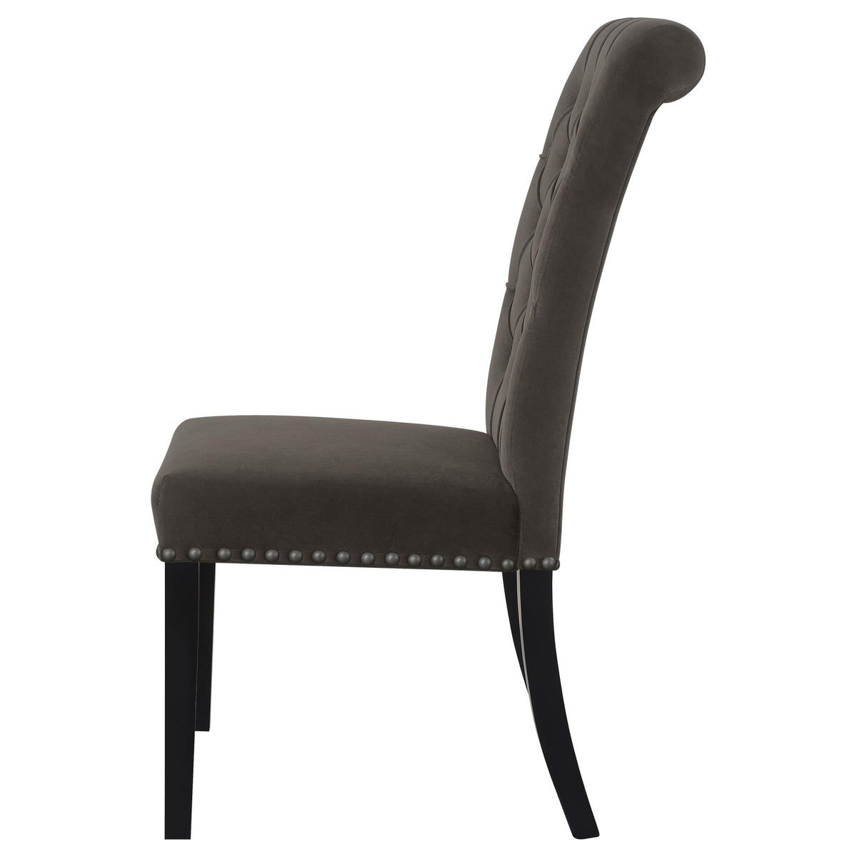 Alana Upholstered Tufted Side Chairs with Nailhead Trim, Set of 2 from Coaster - Luna Furniture
