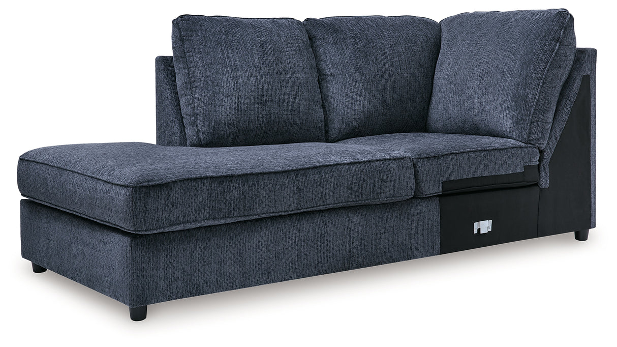 Albar Place Cobalt Left-Arm Facing Corner Chaise from Ashley Furniture - Luna Furniture