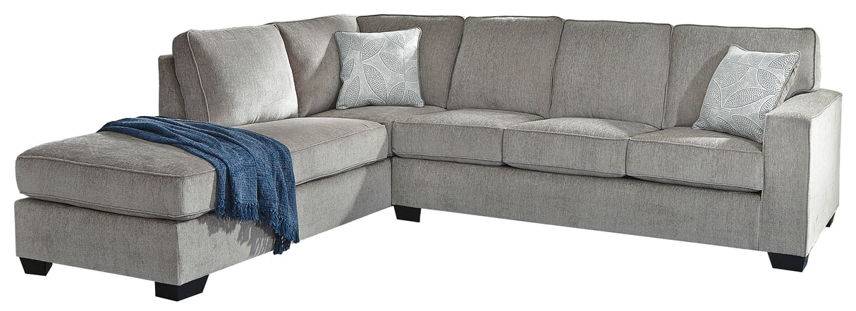 Altari Alloy 2-Piece LAF Chaise Sleeper Sectional from Ashley - Luna Furniture