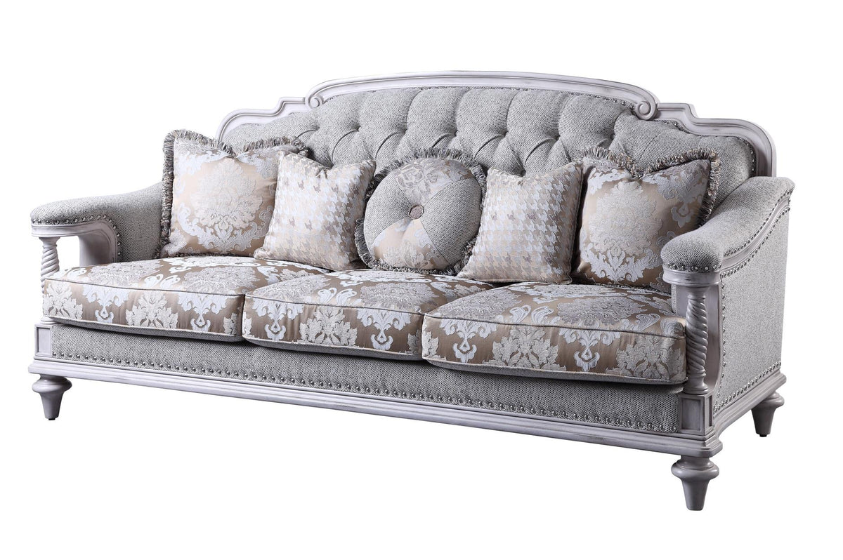 Amancio Antique White Living Room Set from Homelegance - Luna Furniture