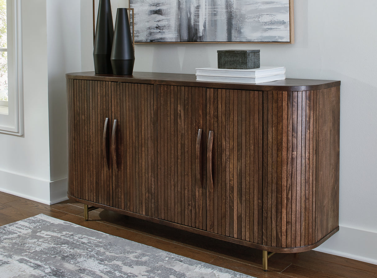 Amickly Dark Brown Accent Cabinet from Ashley - Luna Furniture