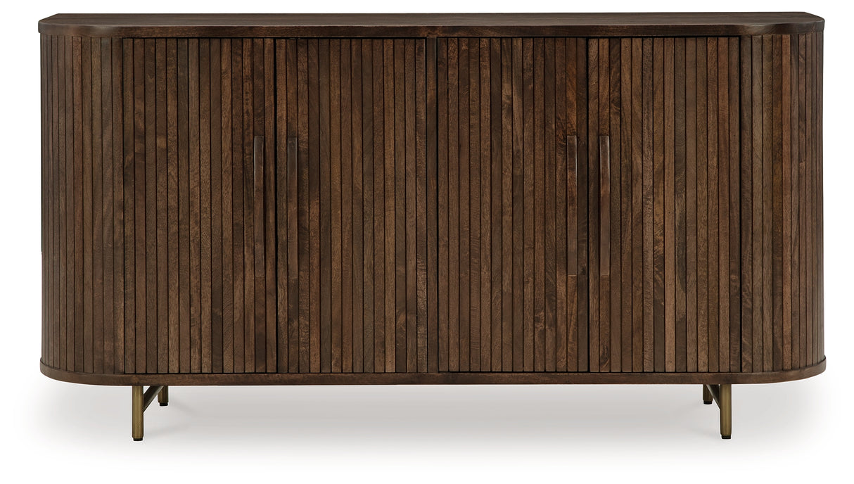 Amickly Dark Brown Accent Cabinet from Ashley - Luna Furniture