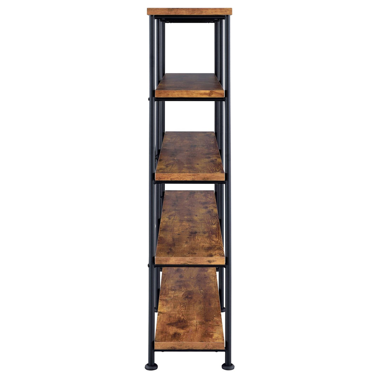Analiese Antique Nutmeg 4-Shelf Open Bookcase from Coaster - Luna Furniture