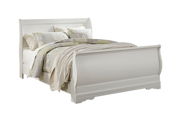 Anarasia White Queen Sleigh Bed
