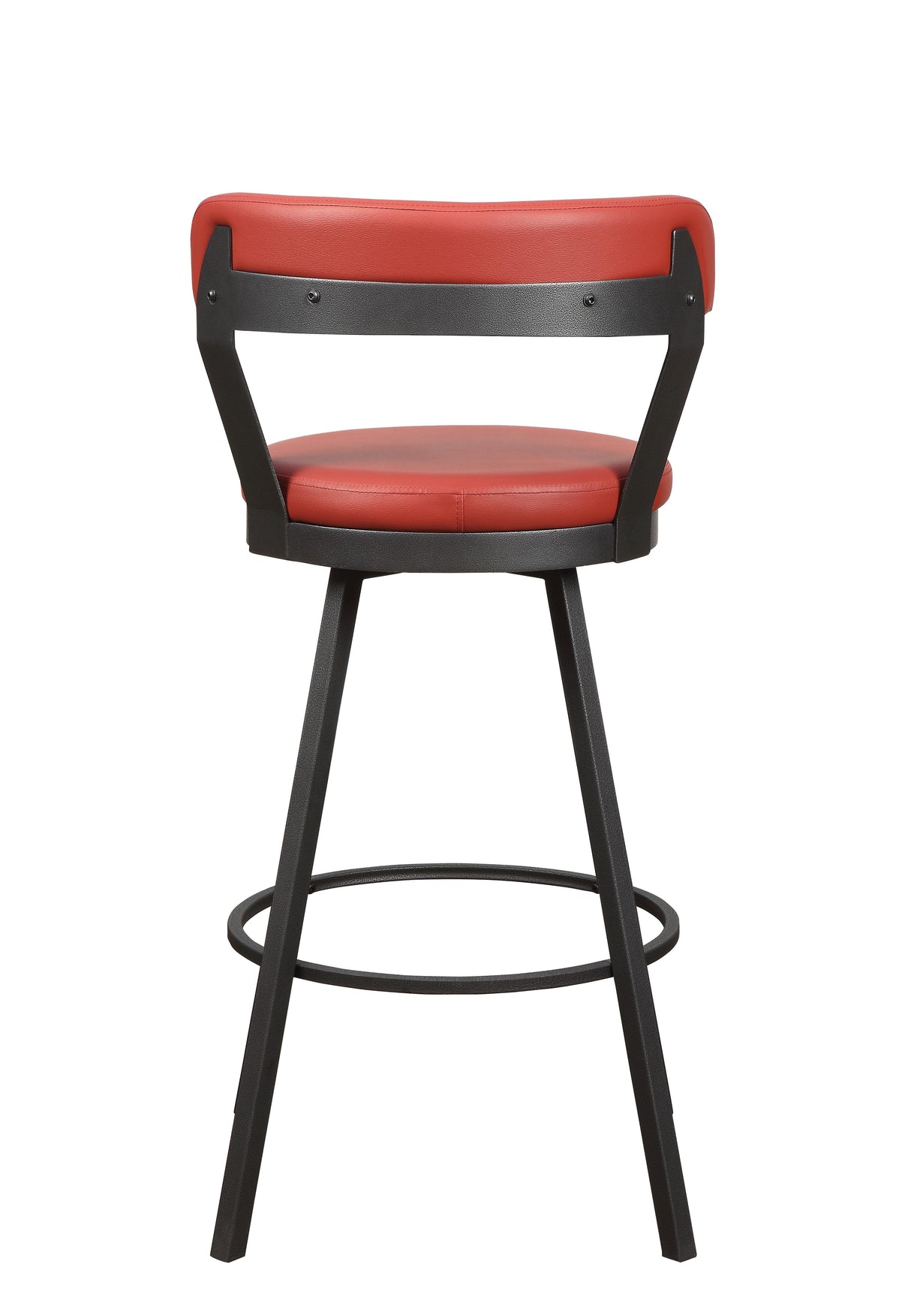 Appert Red/Dark Gray Swivel Pub Height Chair, Set of 2 from Homelegance - Luna Furniture