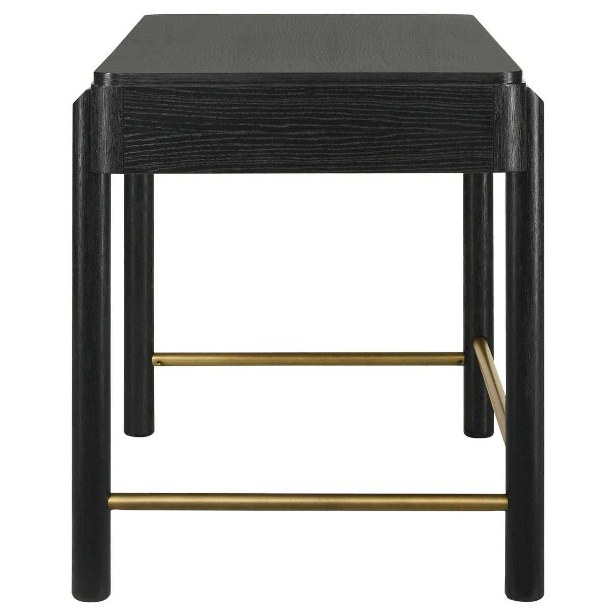 Arini Black 2-Drawer Vanity Desk Makeup Table from Coaster - Luna Furniture