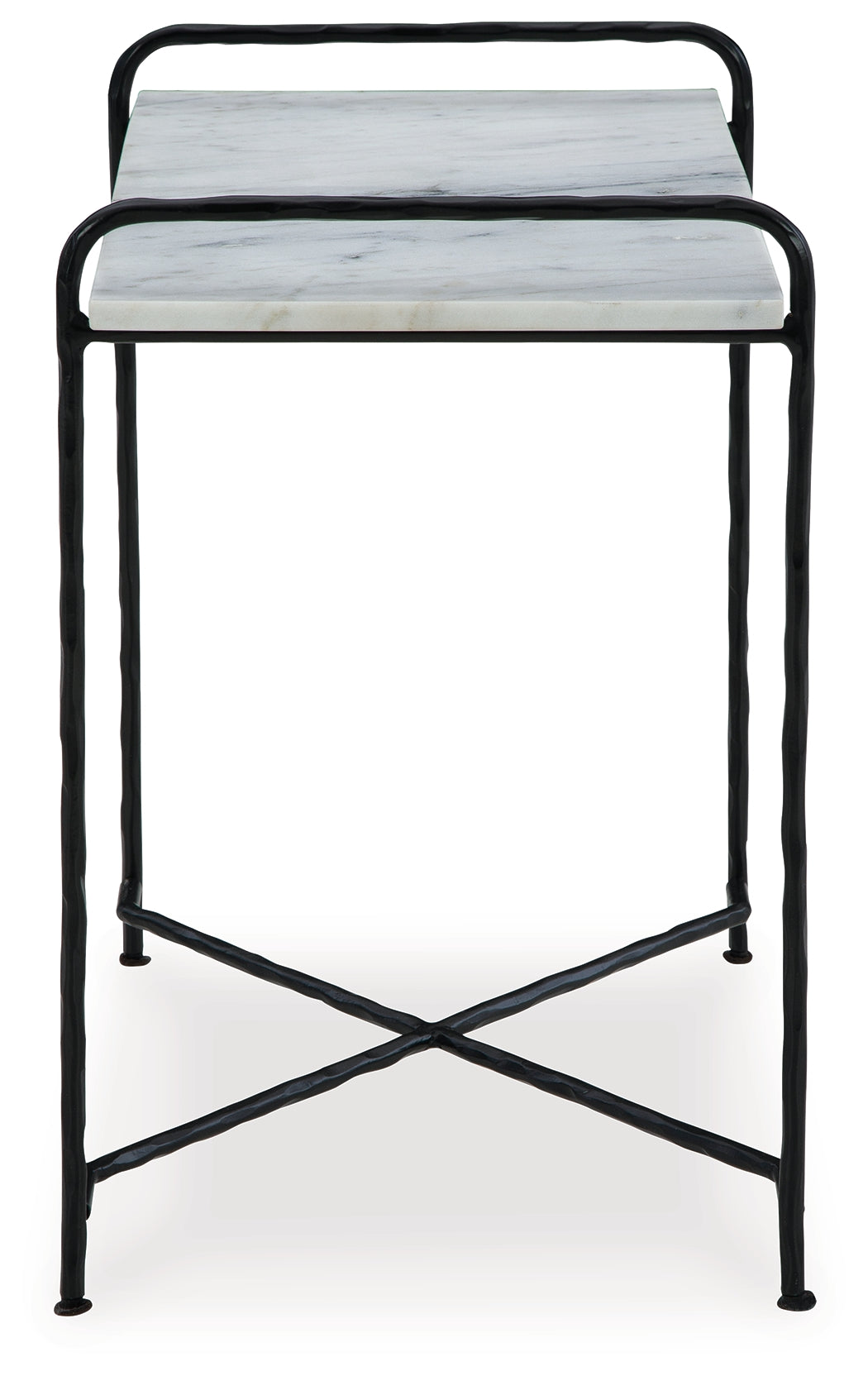Ashber White/Black Accent Table from Ashley - Luna Furniture