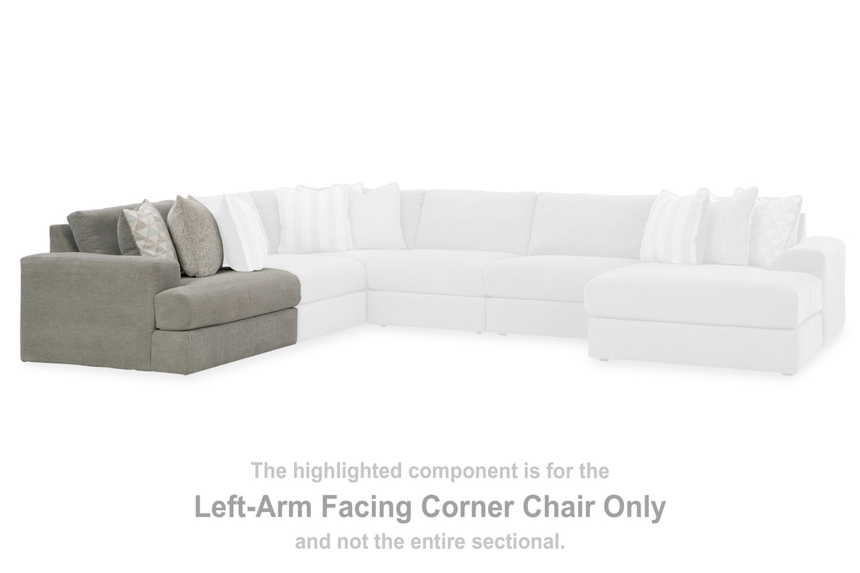 Avaliyah Ash Left-Arm Facing Corner Chair from Ashley Furniture - Luna Furniture