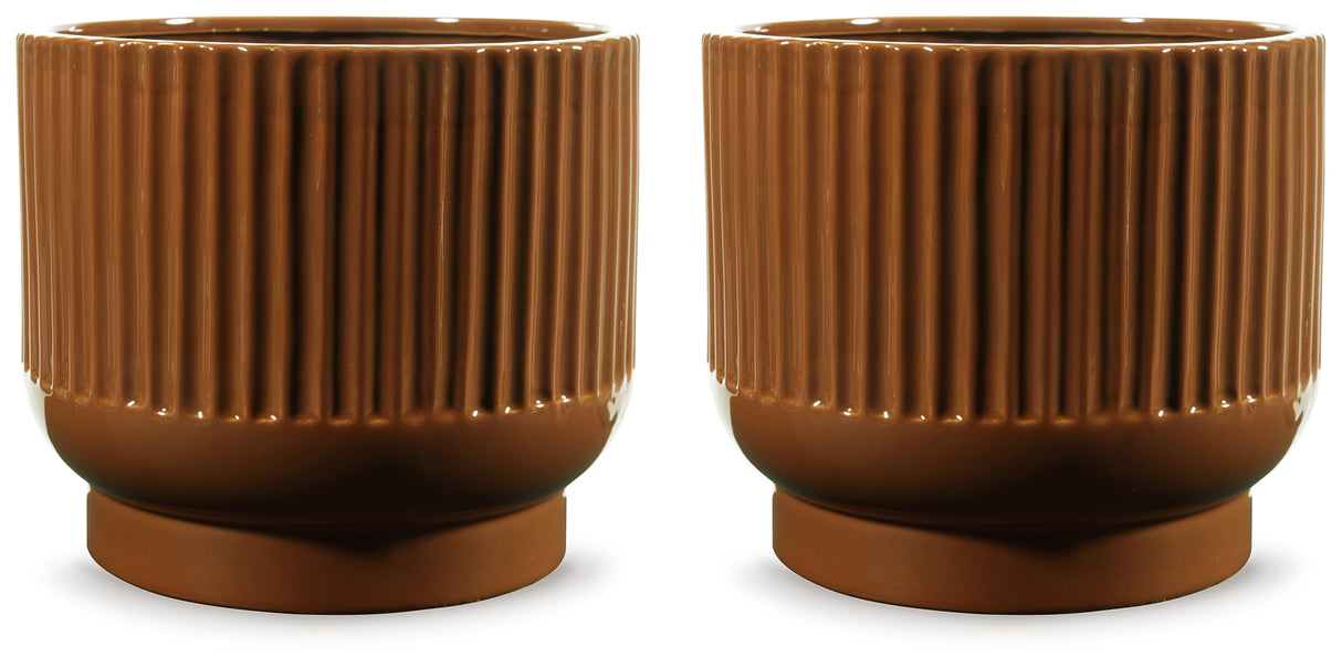 Avalyah Burnt Umber Vase from Ashley - Luna Furniture