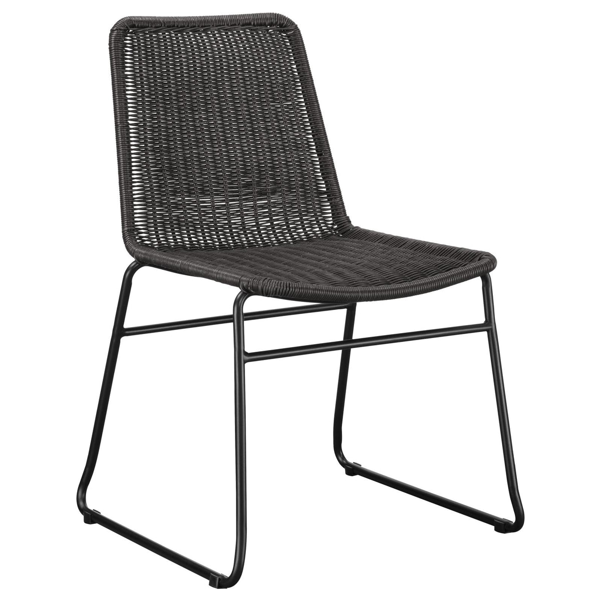 Aviano Gunmetal and Brown 5-Piece Dining Set from Coaster - Luna Furniture