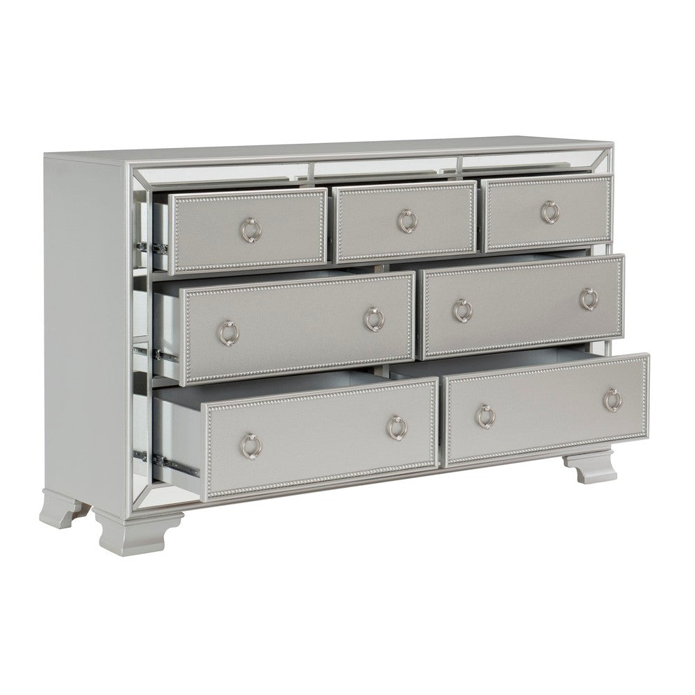Avondale Silver Mirrored Dresser from Homelegance - Luna Furniture