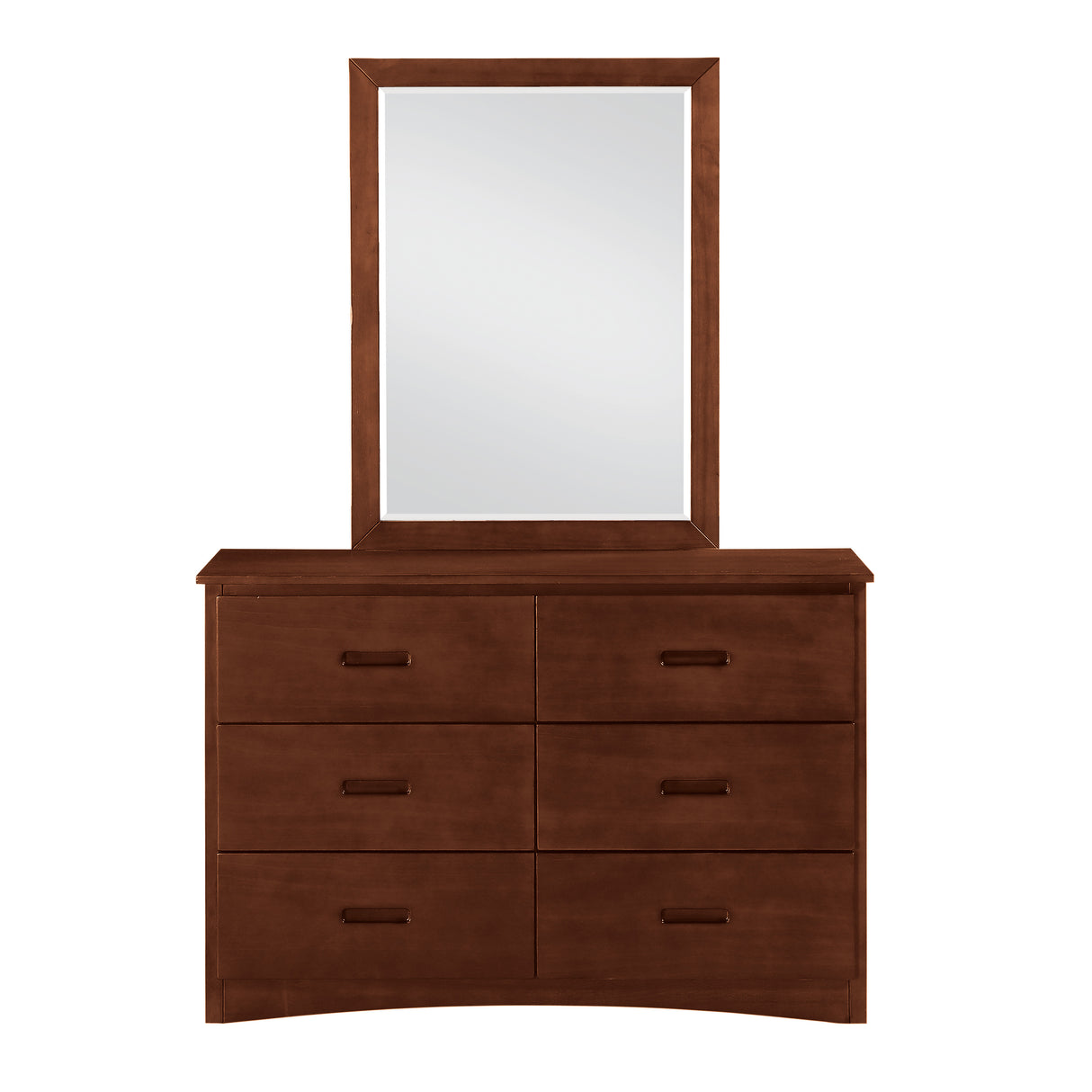 Rowe Dark Cherry Mirror (Mirror Only) from Homelegance - Luna Furniture