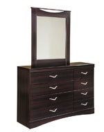 Zanbury Merlot Bedroom Mirror (Mirror Only) from Ashley - Luna Furniture