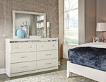 Dreamur Champagne Bedroom Mirror (Mirror Only) from Ashley - Luna Furniture