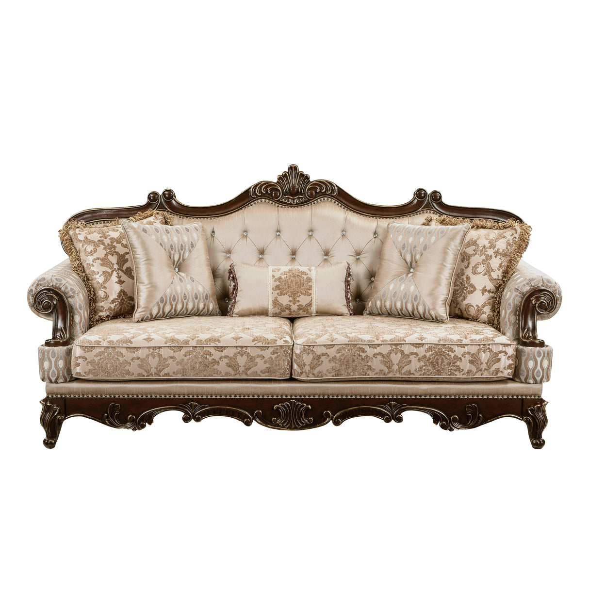 Balthasar Brown Sofa and Loveseat from Homelegance - Luna Furniture