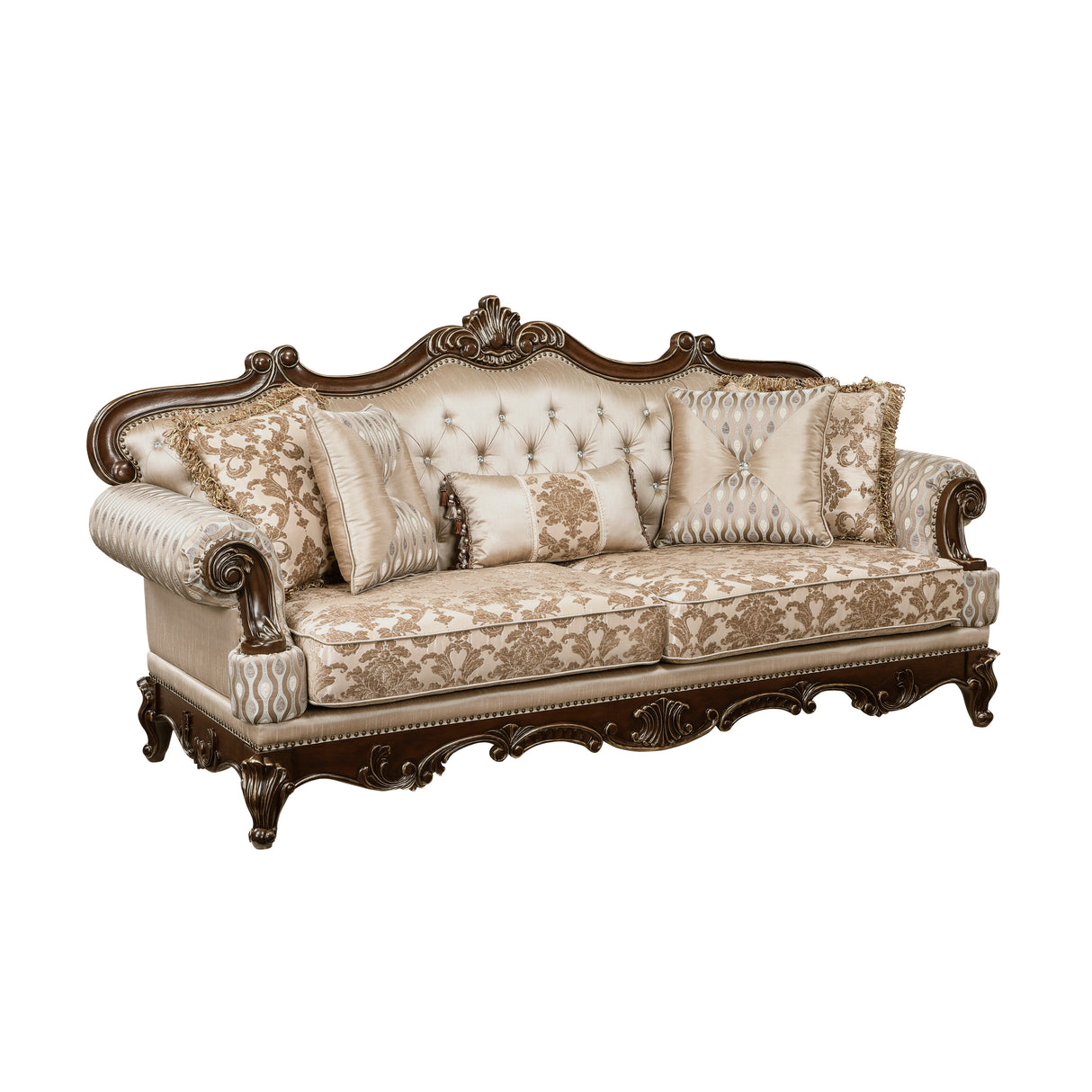 Balthasar Brown Sofa and Loveseat from Homelegance - Luna Furniture