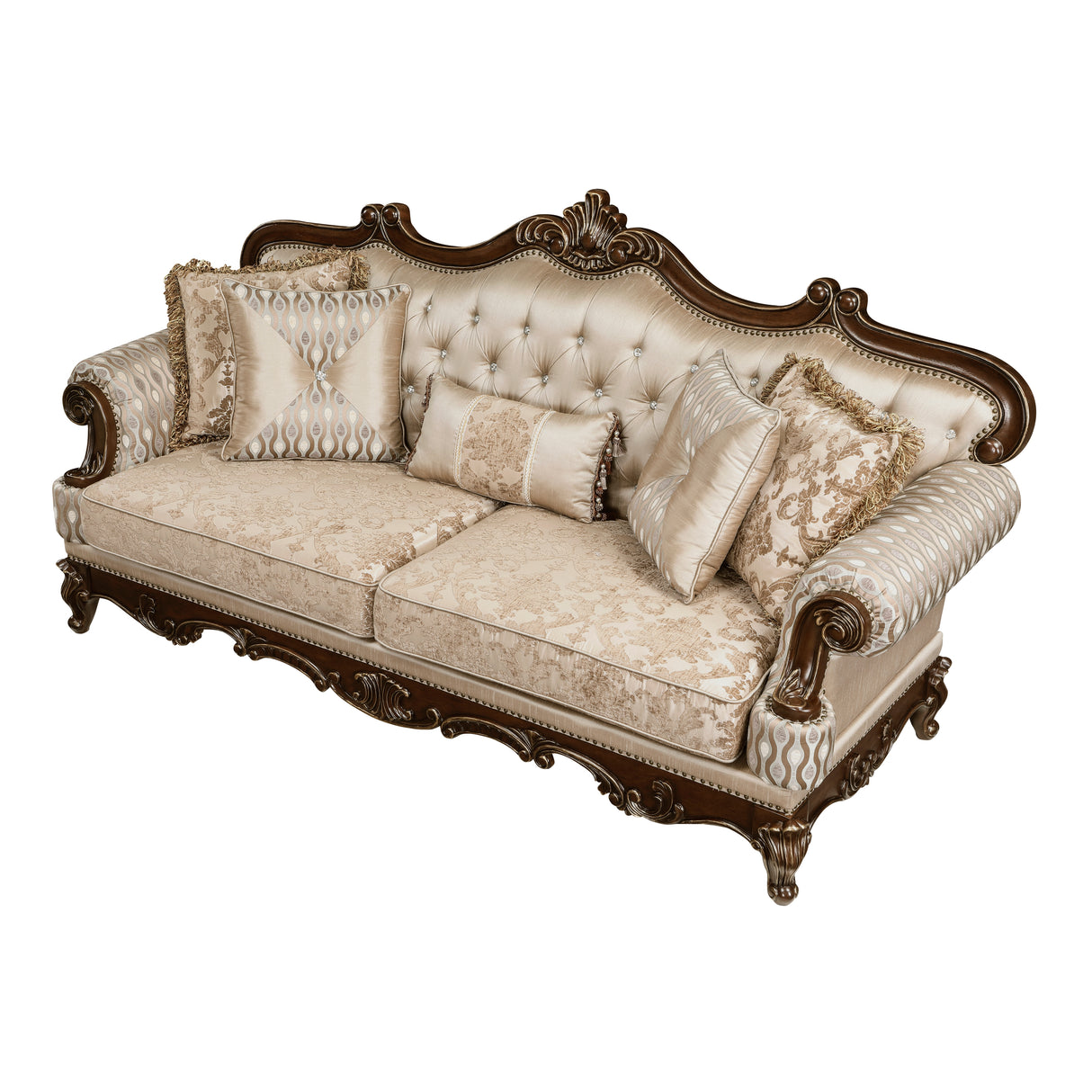 Balthasar Brown Sofa and Loveseat from Homelegance - Luna Furniture