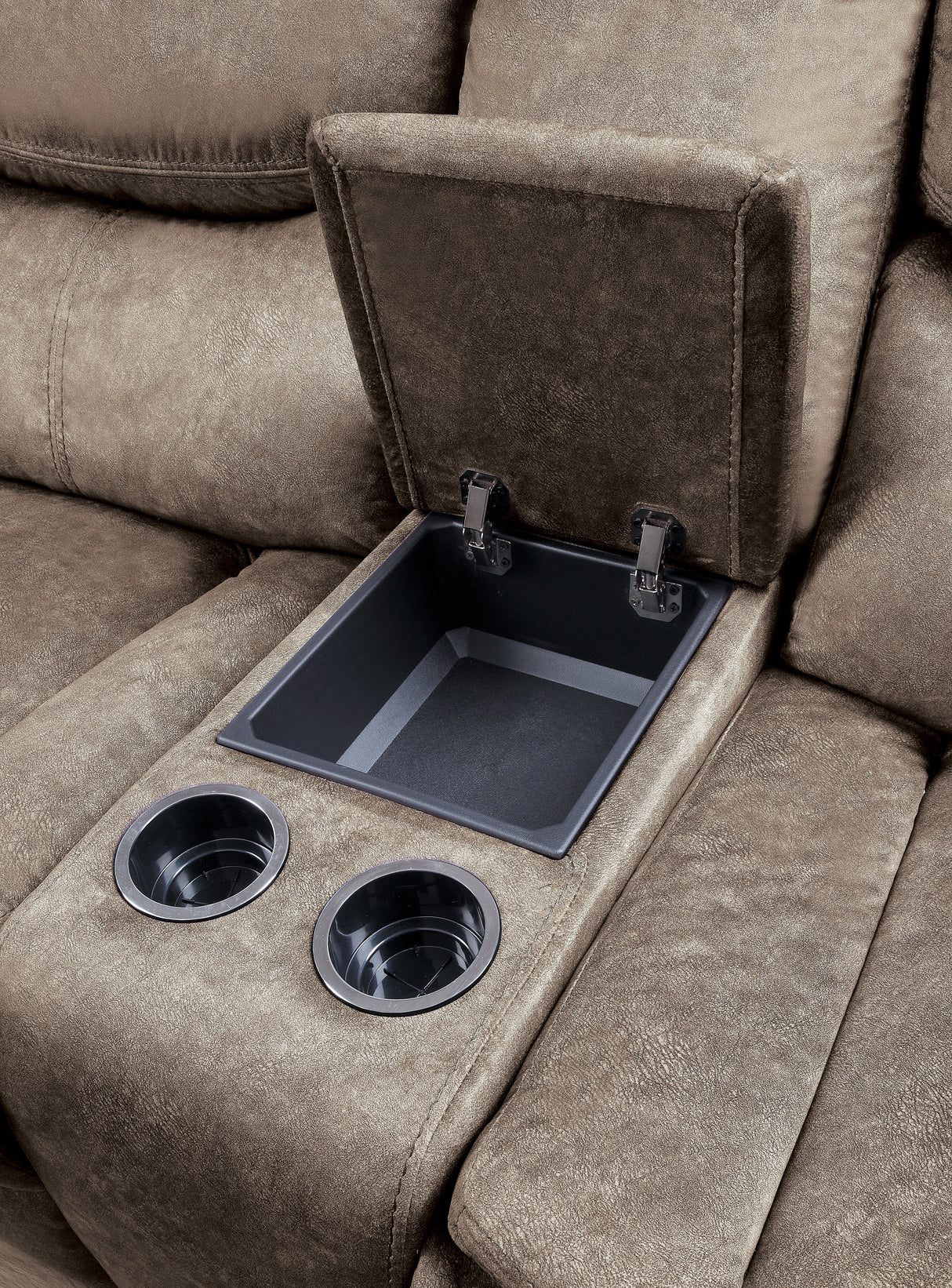 Bastrop Brown Microfiber Reclining Sectional from Homelegance - Luna Furniture