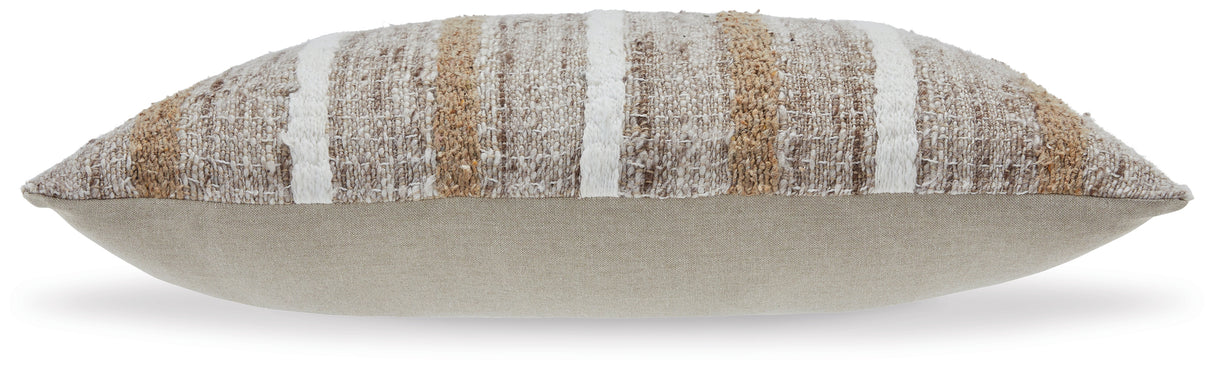 Benish Tan/Brown/White Pillow (Set of 4) from Ashley - Luna Furniture