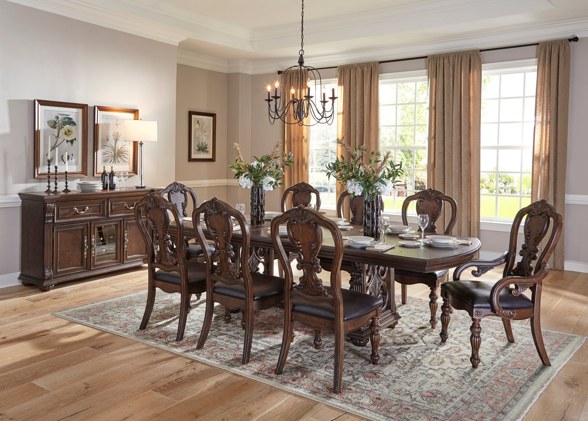 Bergen Dark Oak Dining Side Chair, Set of 2 from Homelegance - Luna Furniture