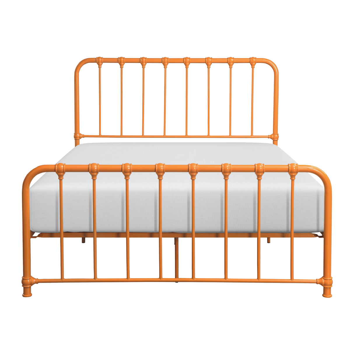 Bethany Orange Queen Metal Platform Bed from Homelegance - Luna Furniture